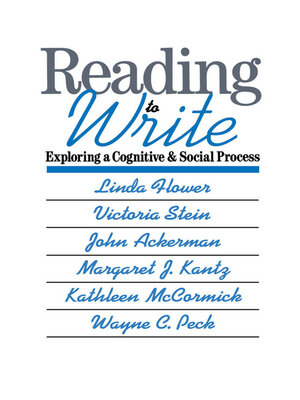 cover image of Reading-to-Write